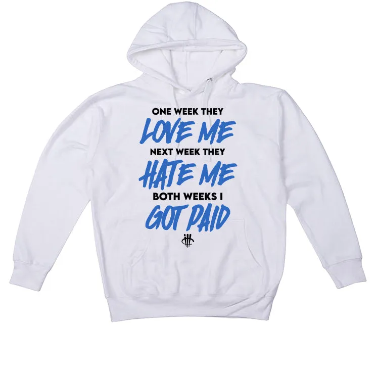 Air Jordan 1 High OG “True Blue” White T-Shirt (Paid)