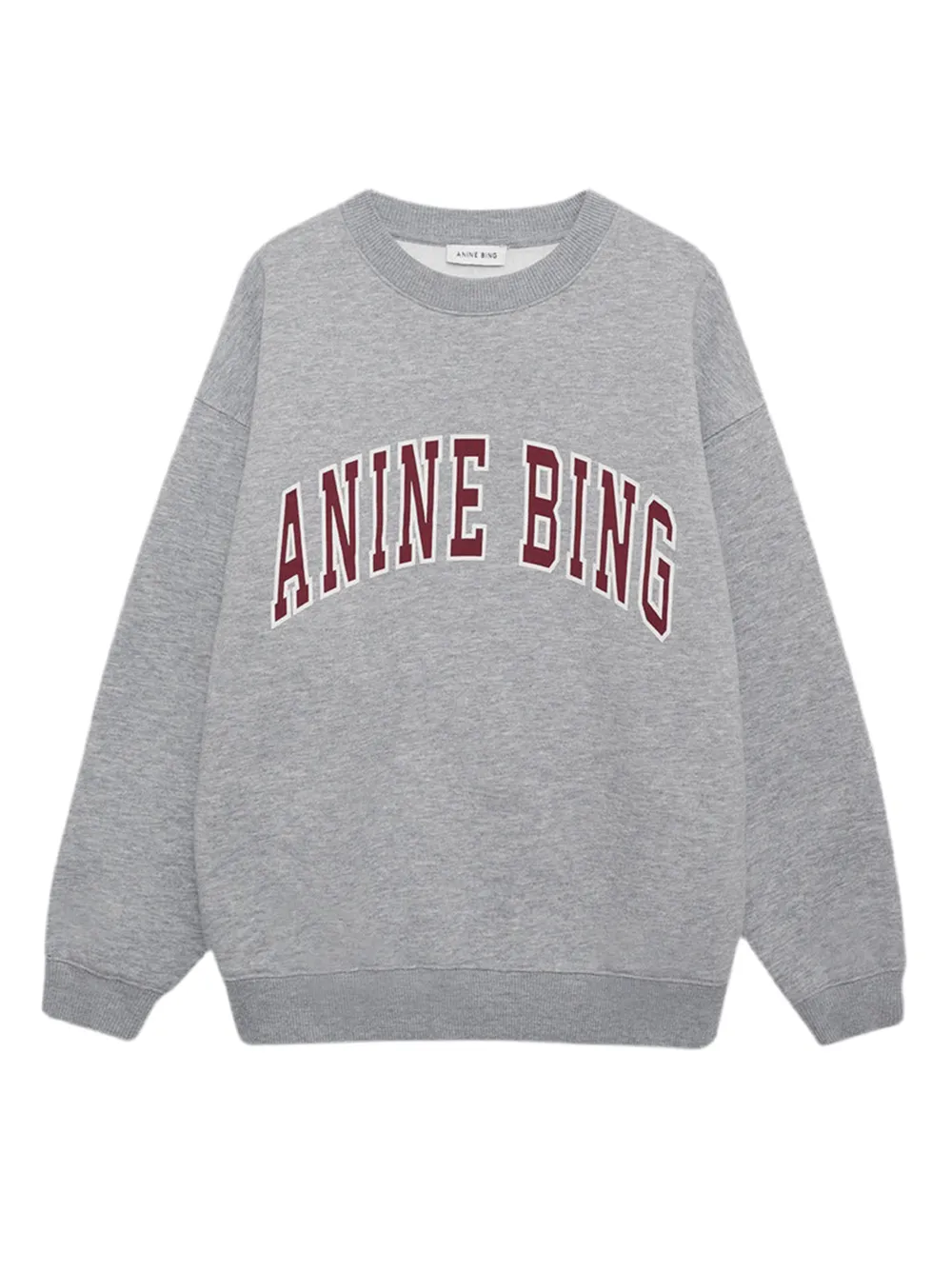 Anine Bing Spencer Sweatshirt in Medium Heather Grey
