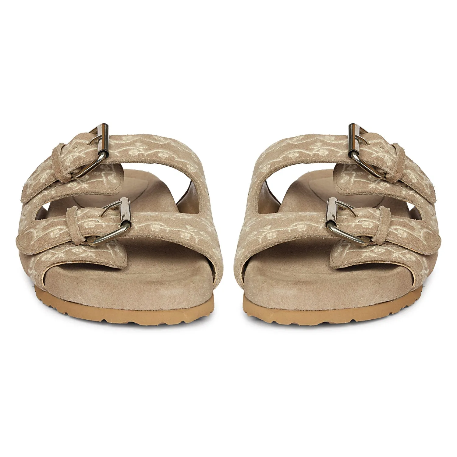 Beige Angela - Flat Sandals