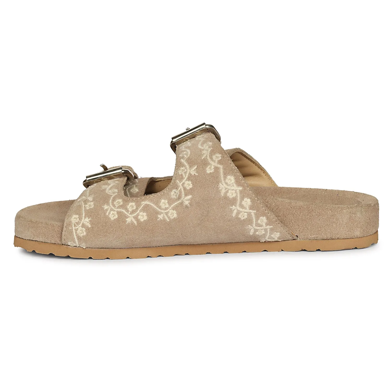 Beige Angela - Flat Sandals