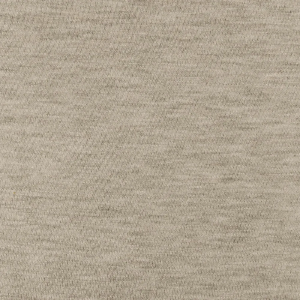Beige-Gray-Ivory Texture Stretch Spandex Rayon Modal Jersey Knit Fabric