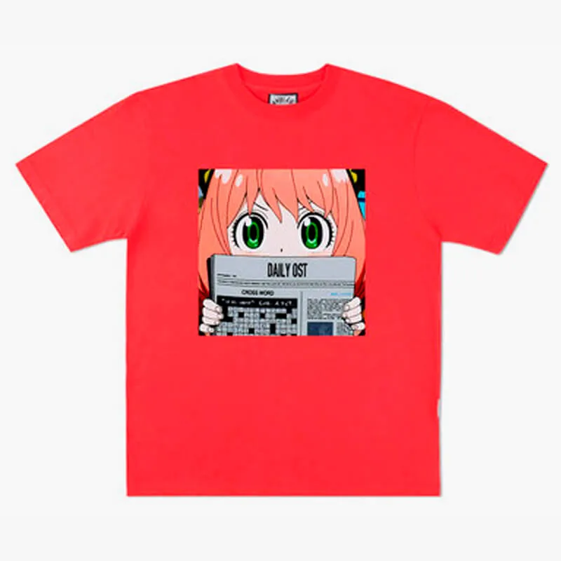 benpaolv Anime Aesthetic Anya Forger With Newspaper T-Shirt