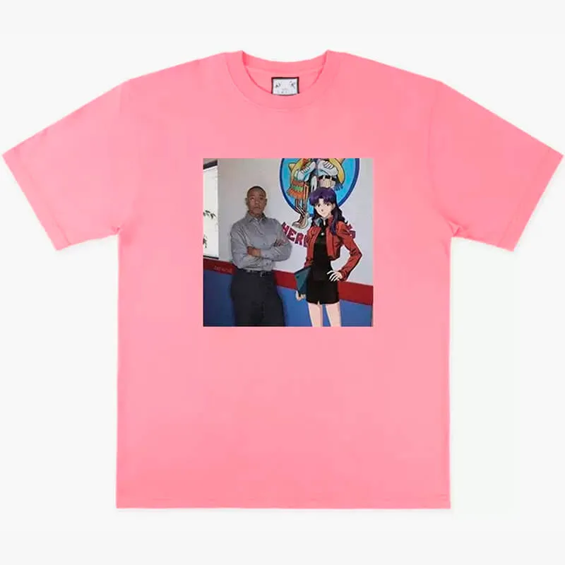 benpaolv Gus Fring and Misato Katsuragi Breaking Bad T-Shirt Evangelion