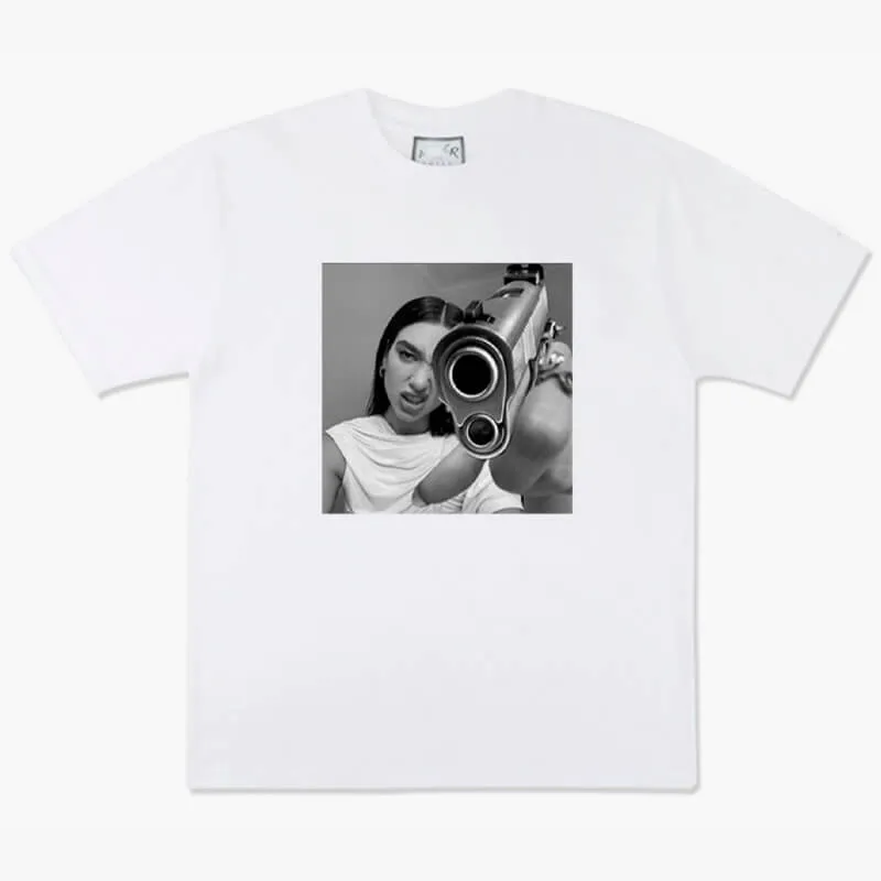 benpaolv Rad Aesthetic Dua Lipa With Gun T-Shirt
