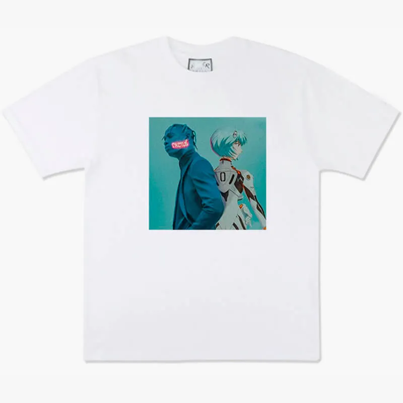 benpaolv Rei Ayanami and Travis Scott Anime T-Shirt