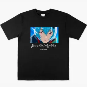 benpaolv Rei Ayanami You Won't Die I'll Protect You Anime T-Shirt