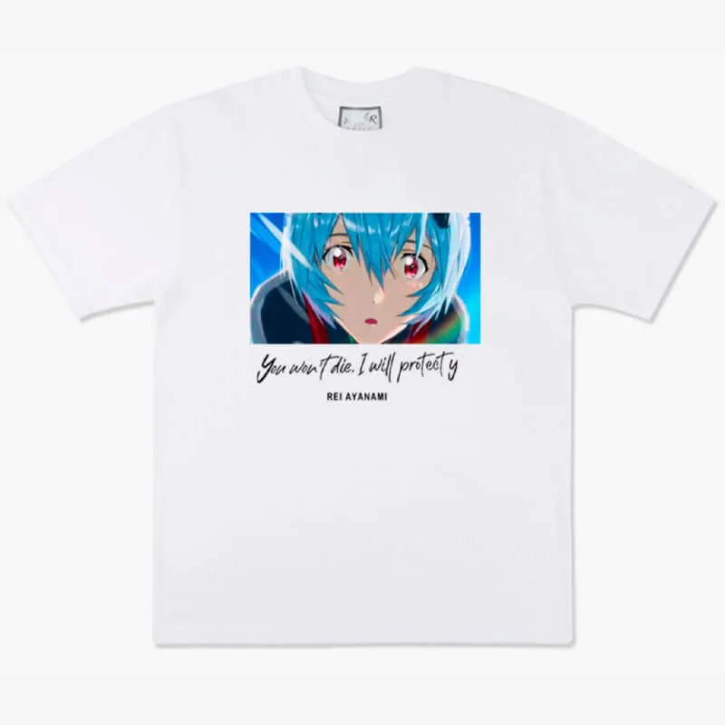 benpaolv Rei Ayanami You Won't Die I'll Protect You Anime T-Shirt