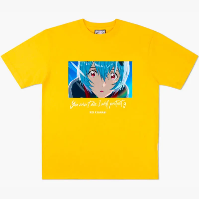 benpaolv Rei Ayanami You Won't Die I'll Protect You Anime T-Shirt