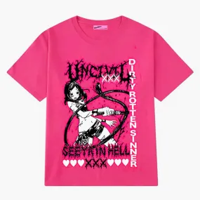 benpaolv See You in Hell Whip Anime Girl T-Shirt