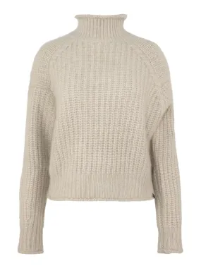 Beryll Carole Mock Neck Shell Beach Sweater (More Colors)