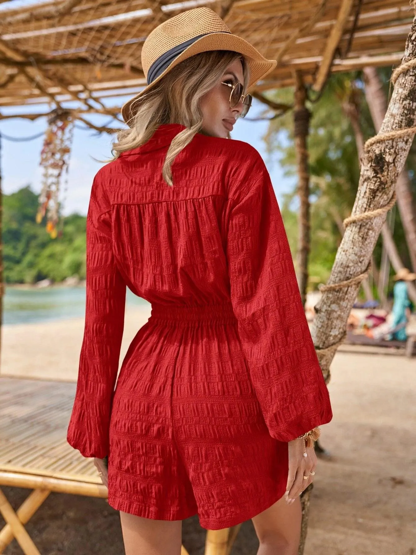 Bishop Sleeves Style Romper
