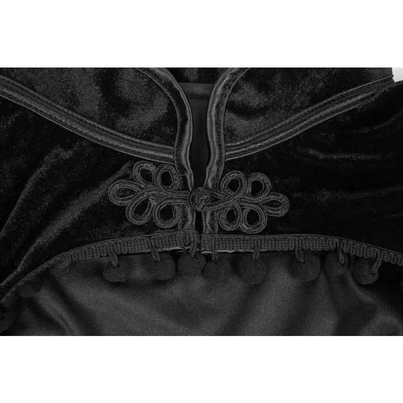 Black Embroidery Cropped