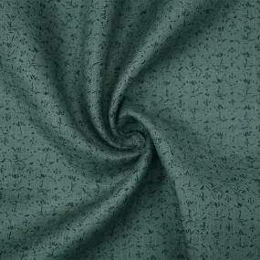 Blue-Navy Nani IRO Dainty Abstract Pattern Print Linen Sheeting Fabric