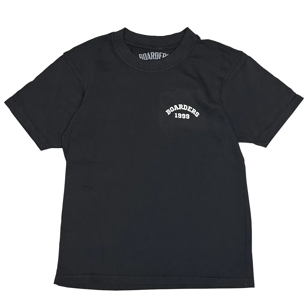 BOARDERS BOLD ARCH HEAVY DUTY S/S TEE - Black
