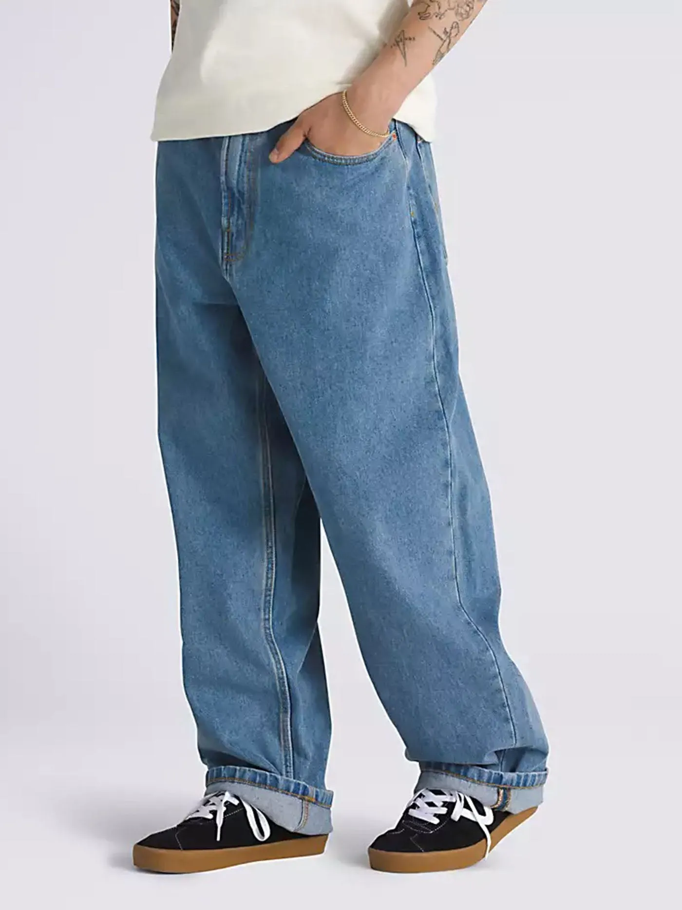 Check 5 Baggy Denim Pants