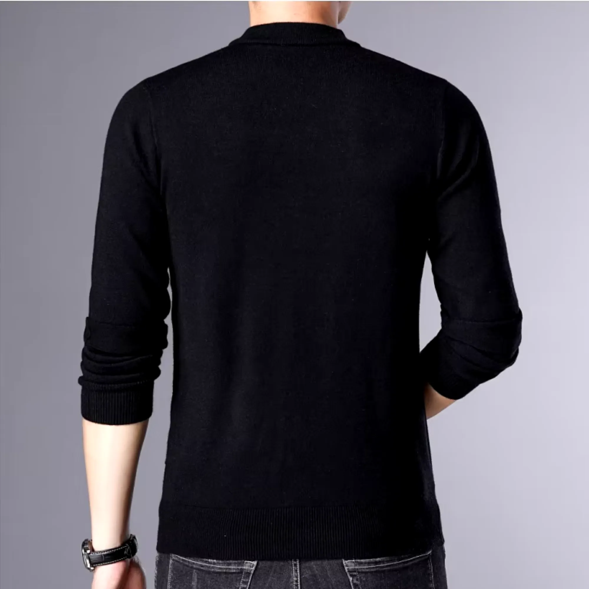 Ernesto - Men's Knit Pullover Crew Neck Sweater