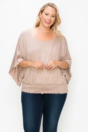 Flattering Lace Wide Sleeve Blouse