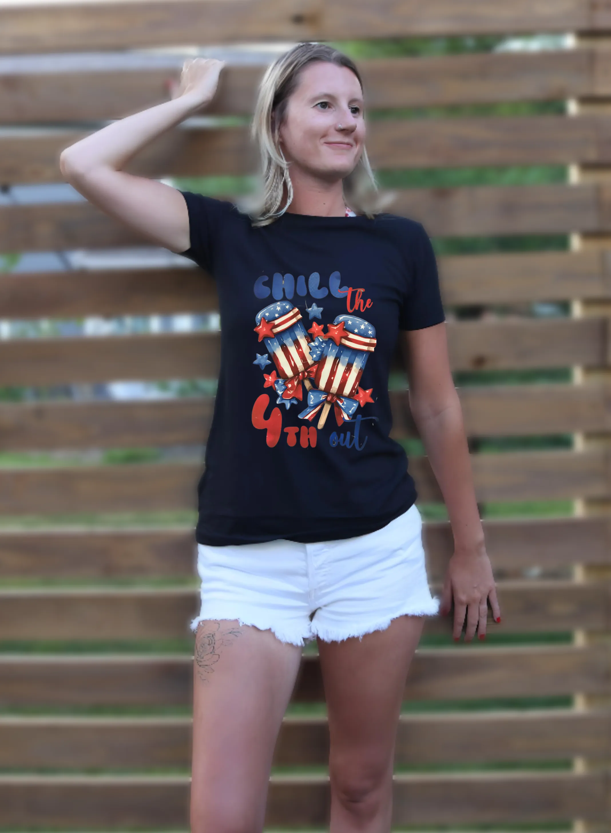 Fourth Of July Custom Made T Shirt
