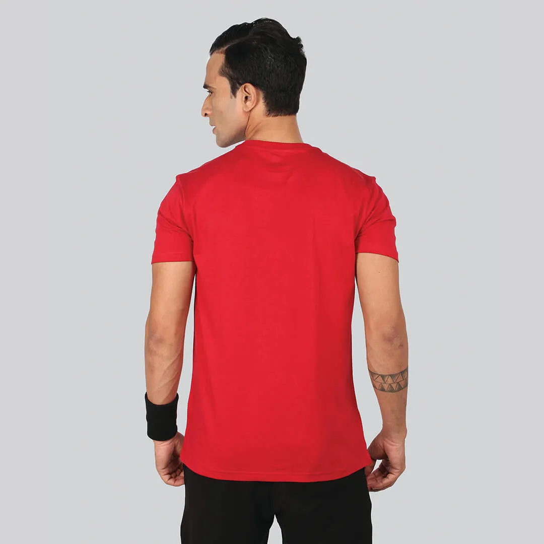 Graphic Printed T-shirt - Bold Red