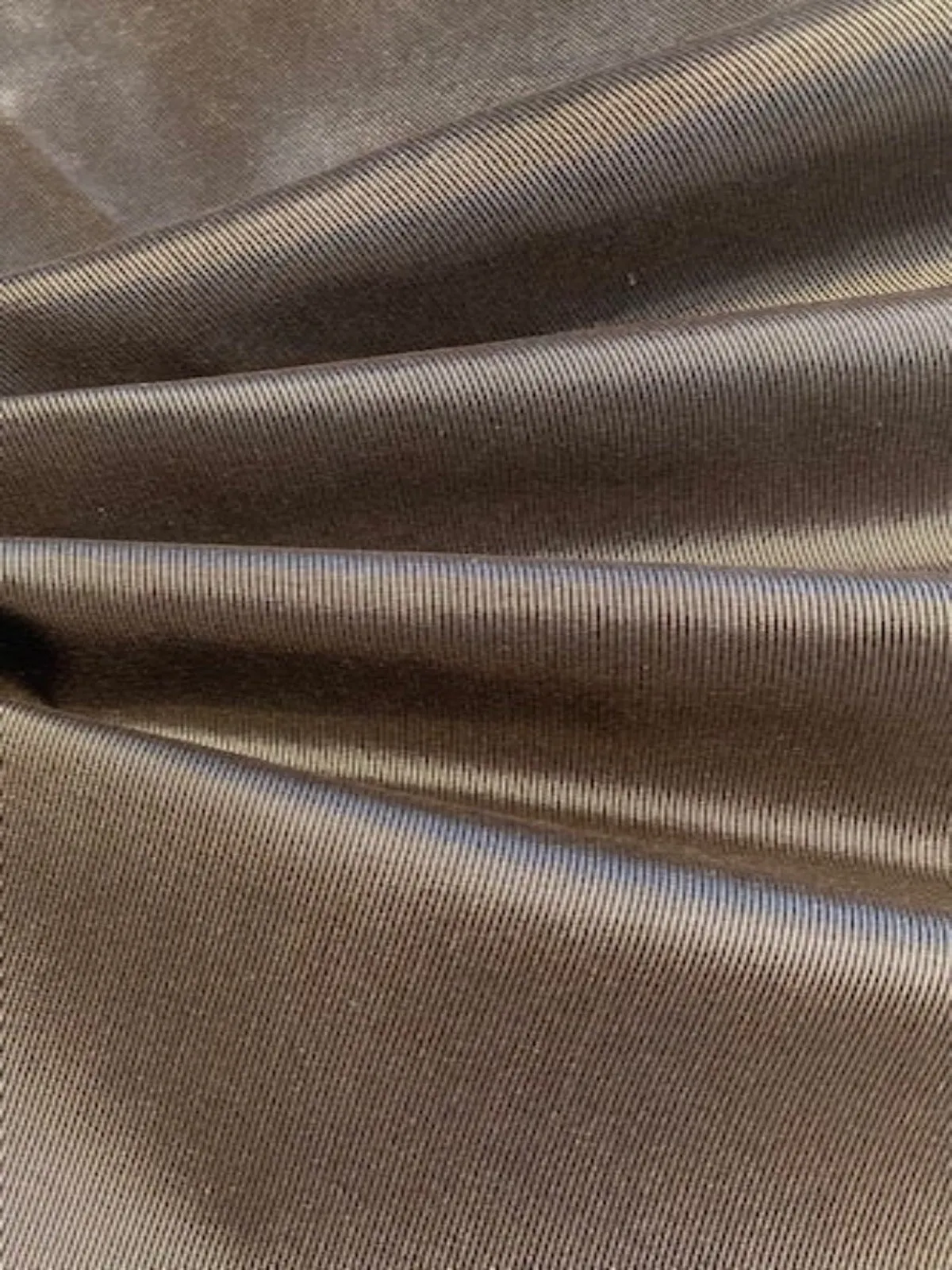 Grey with a Hint of Green Silk with Subtle Ribbing