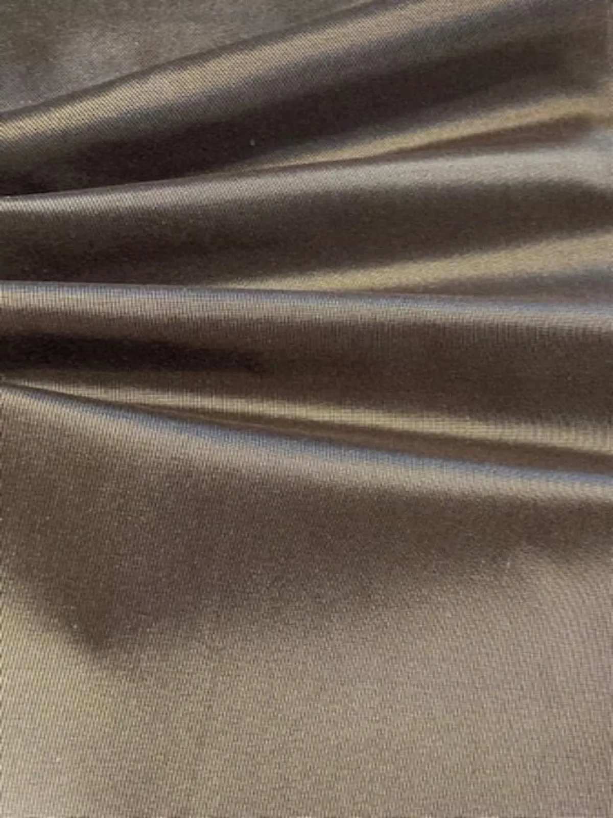 Grey with a Hint of Green Silk with Subtle Ribbing