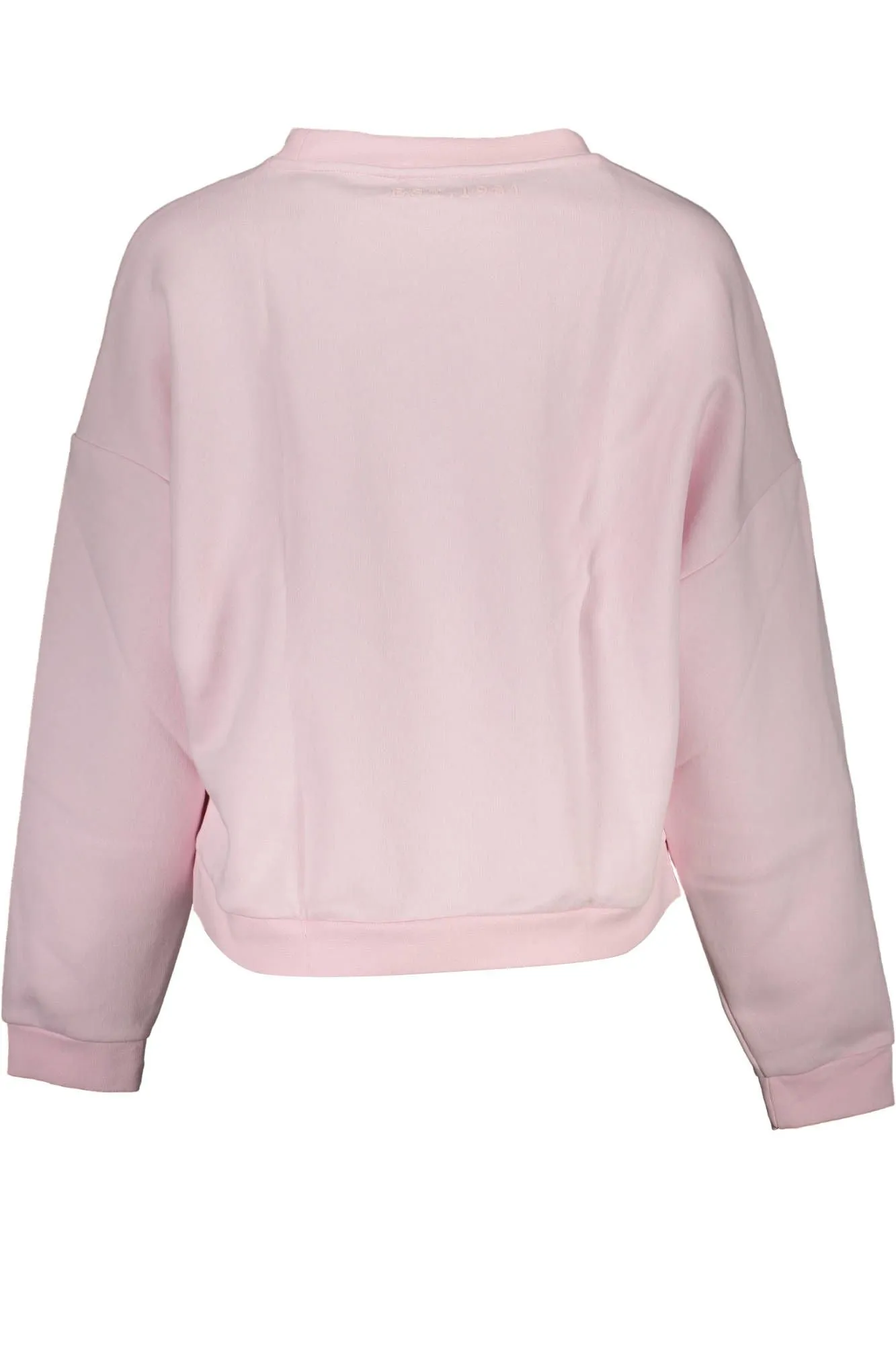 Guess Jeans Chic Pink Printed Organic Cotton Sweater
