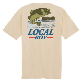 Local Boy Bad Bass SS T-Shirt- Latte