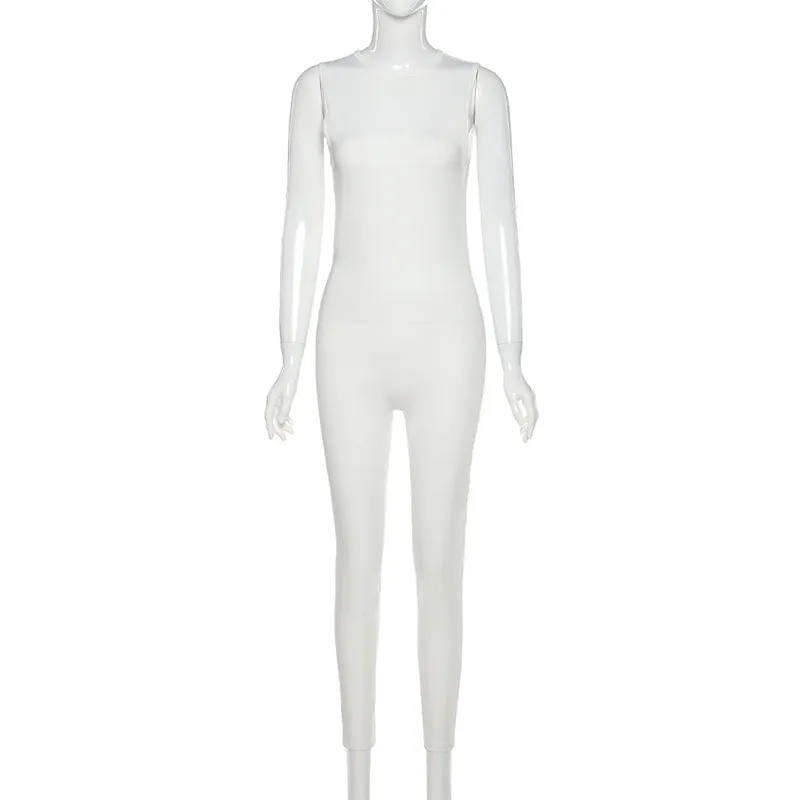MB FASHION  Sleeveless High Neck Full-Length Jumpsuit 7367