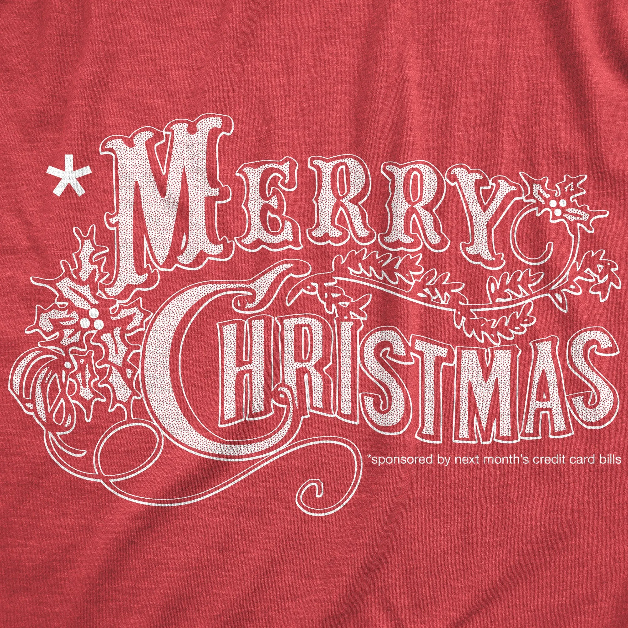 Merry Christmas Credit Card Men's T Shirt