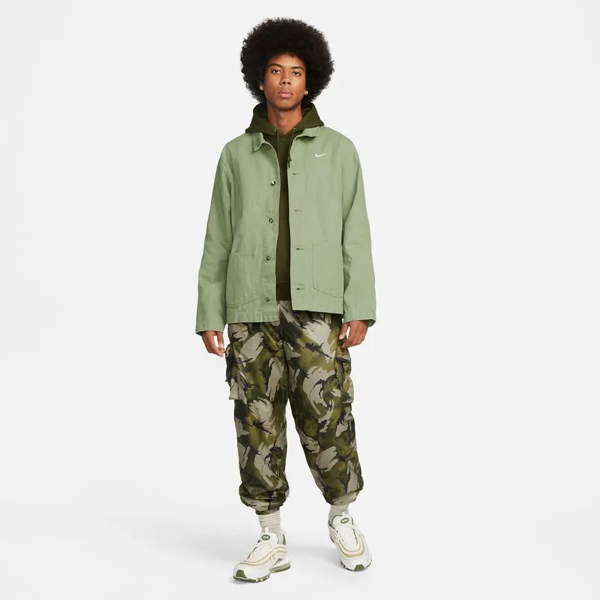 NIKE LIFE CHORE COAT JACKET "OIL GREEN"
