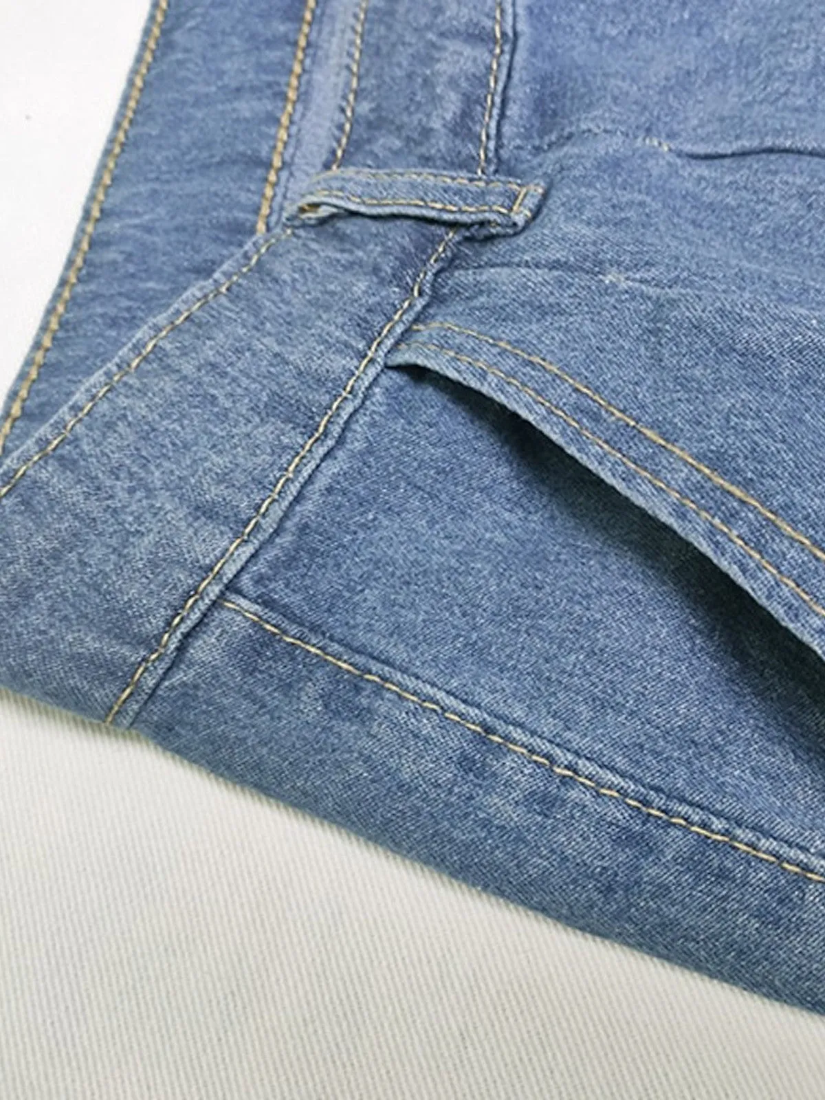 Ola High-Waist Wide-Leg Denim Jeans