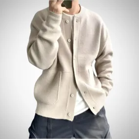 Omar Refined Sweater with Buttons