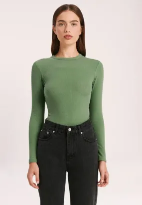 Organic Rib LS Tee Lotus