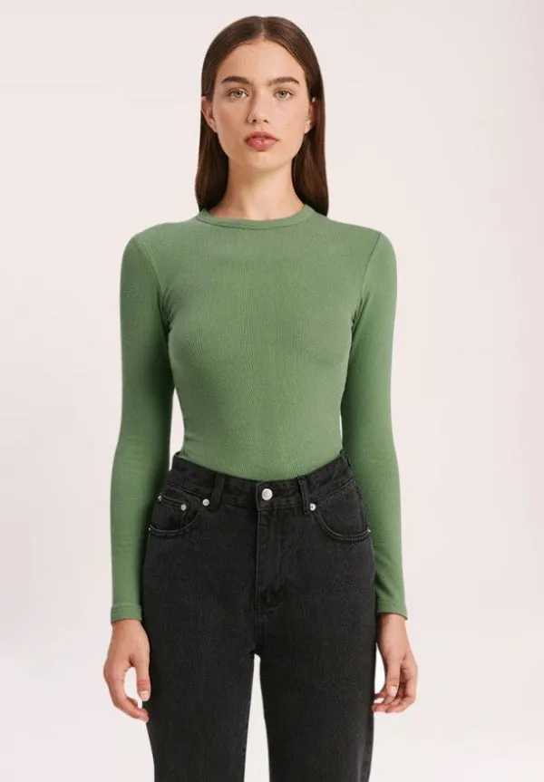 Organic Rib LS Tee Lotus