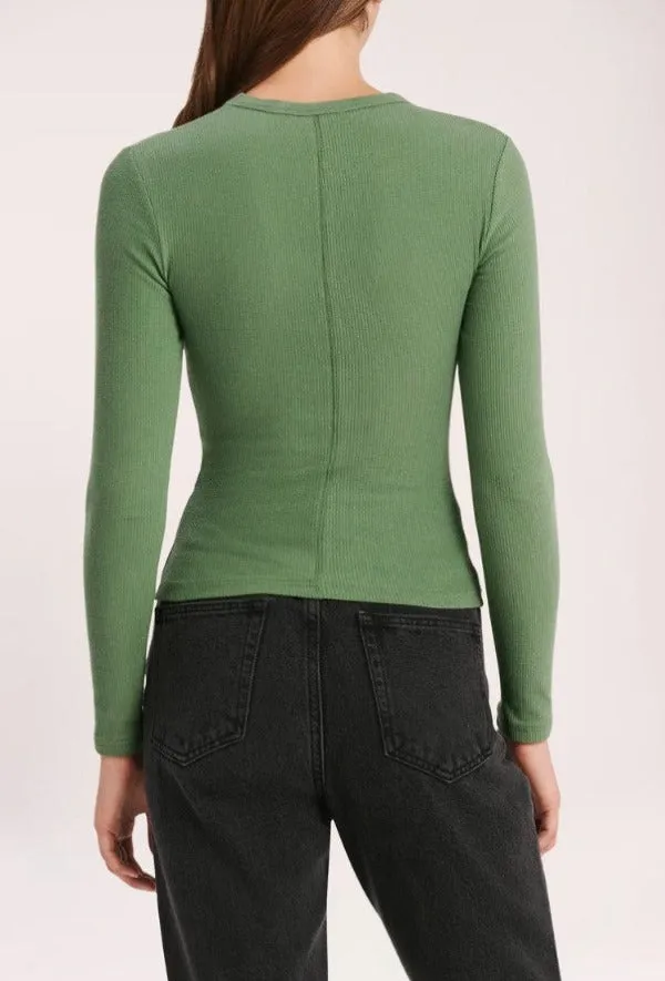 Organic Rib LS Tee Lotus