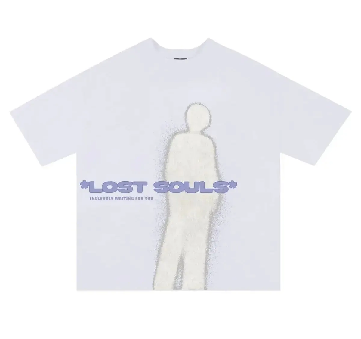 Oversized Lost Souls Printed Tee