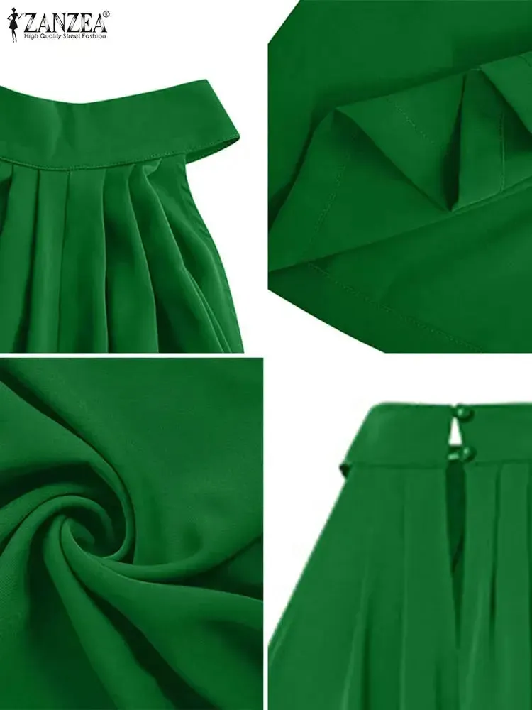 Oversized Palazzo Pleated Jumpsuit