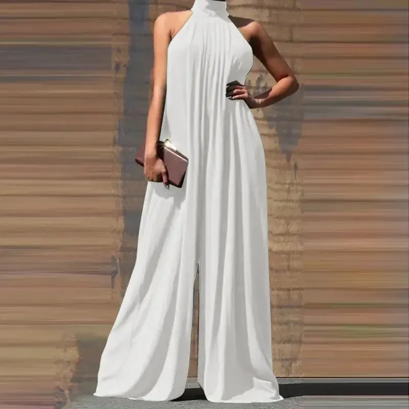 Oversized Palazzo Pleated Jumpsuit