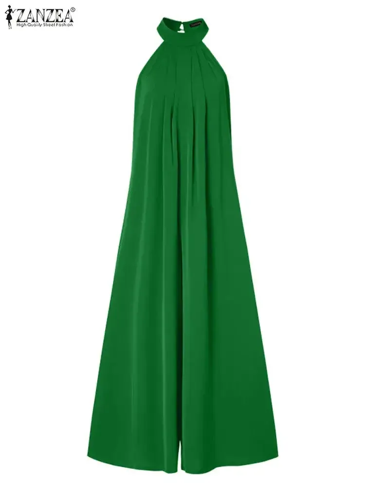 Oversized Palazzo Pleated Jumpsuit
