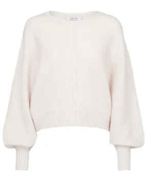 Porcelain Knit Modern Statements Pullover