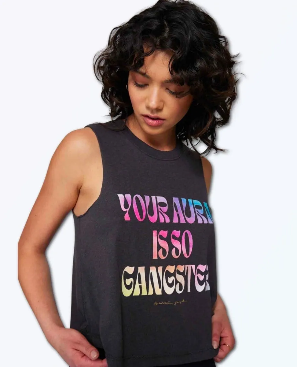 Restocked Aura Is So Gangster Crop Tank