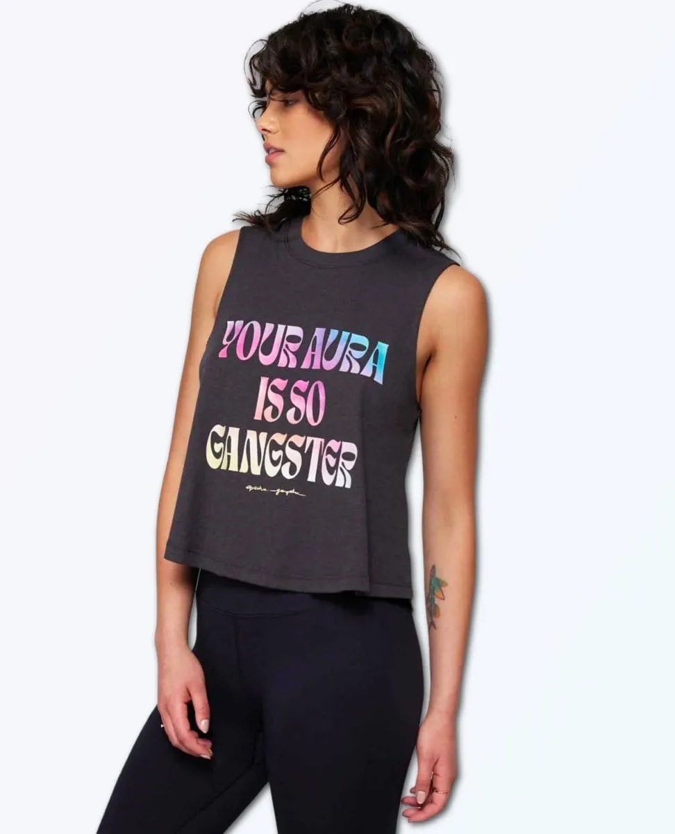 Restocked Aura Is So Gangster Crop Tank