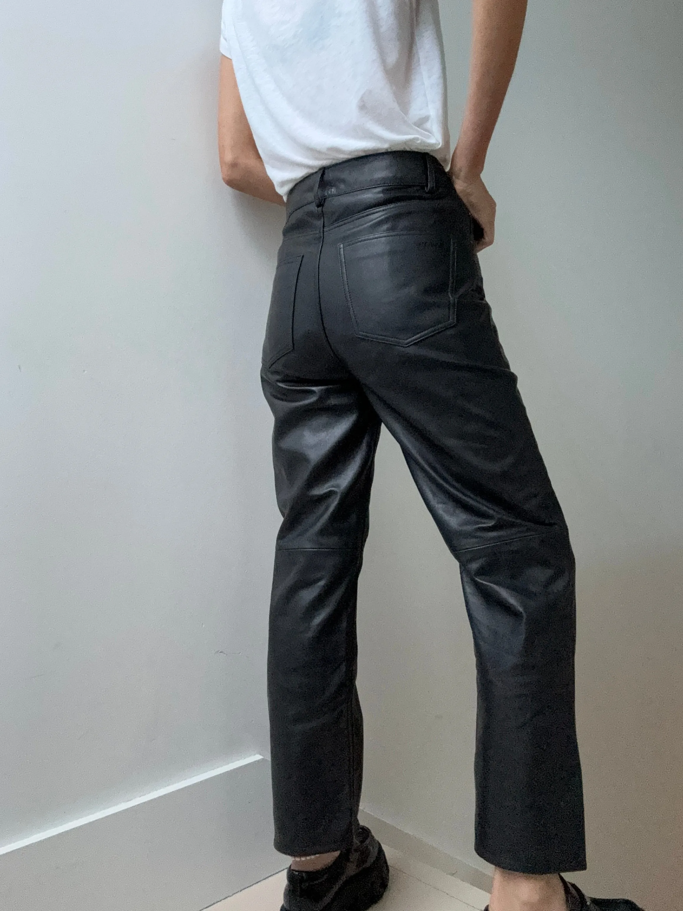 Rosae Paris Le Dan Leather Pants