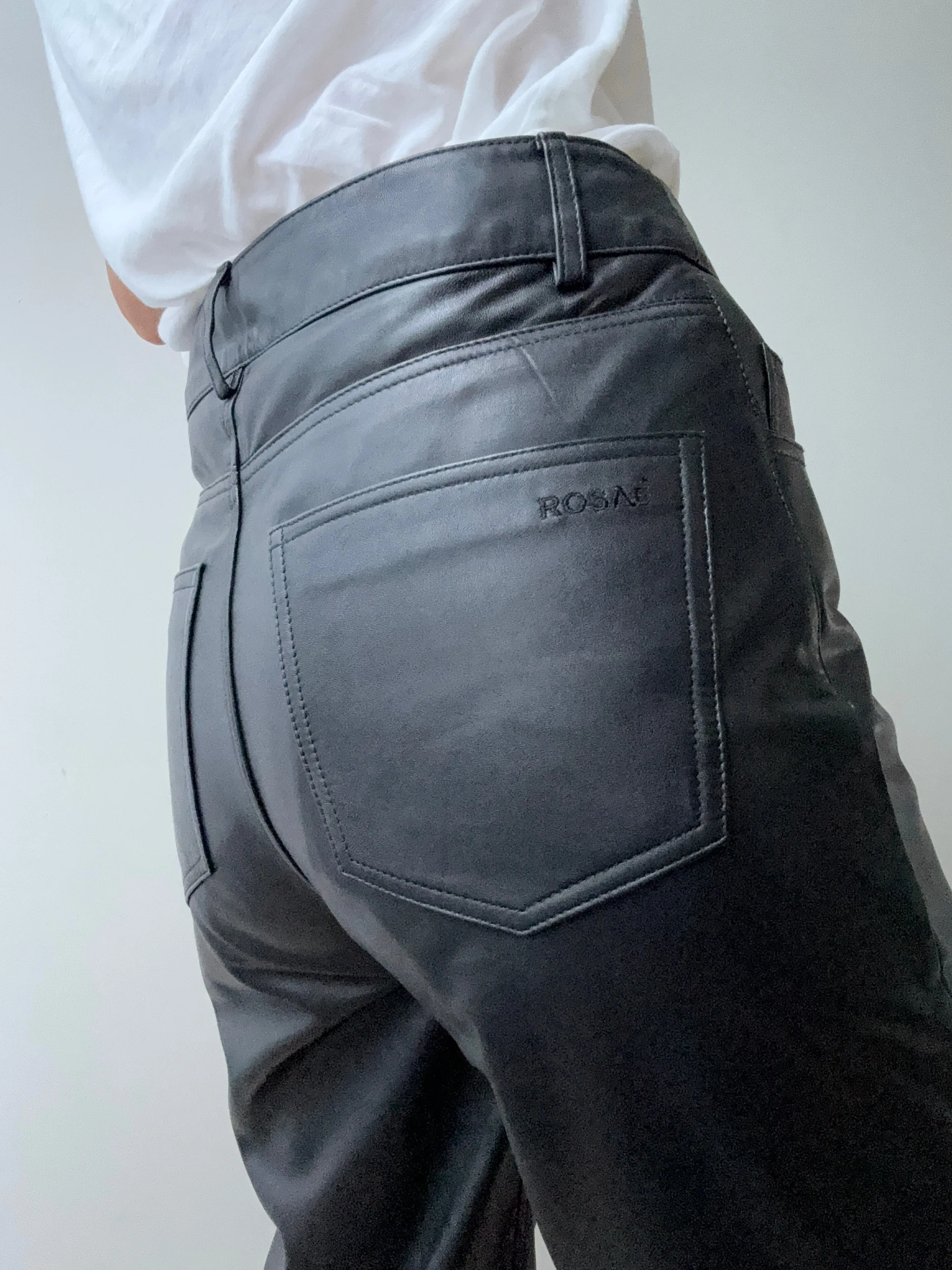 Rosae Paris Le Dan Leather Pants