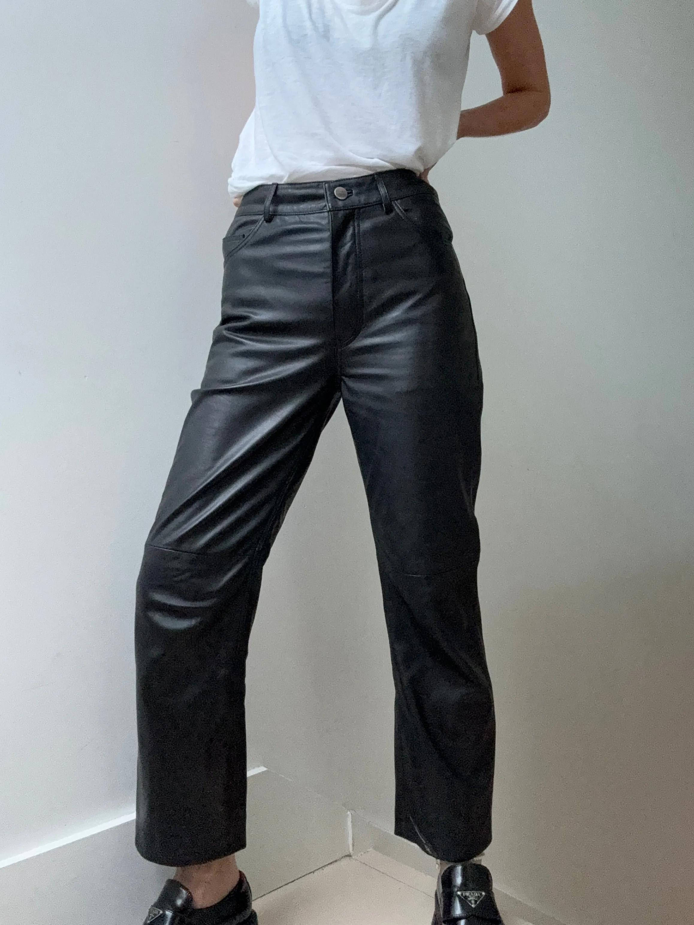 Rosae Paris Le Dan Leather Pants