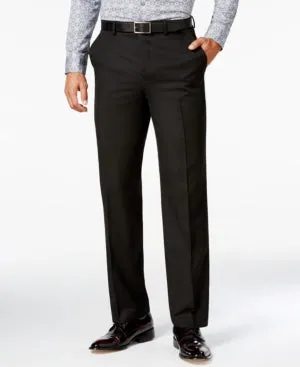 Sean John Mens Classic fit Dress Pants 34 / 29 Black Solid