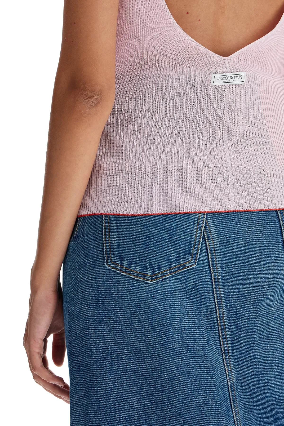 top 'the shoulder knit 243KN514 2357 PINK