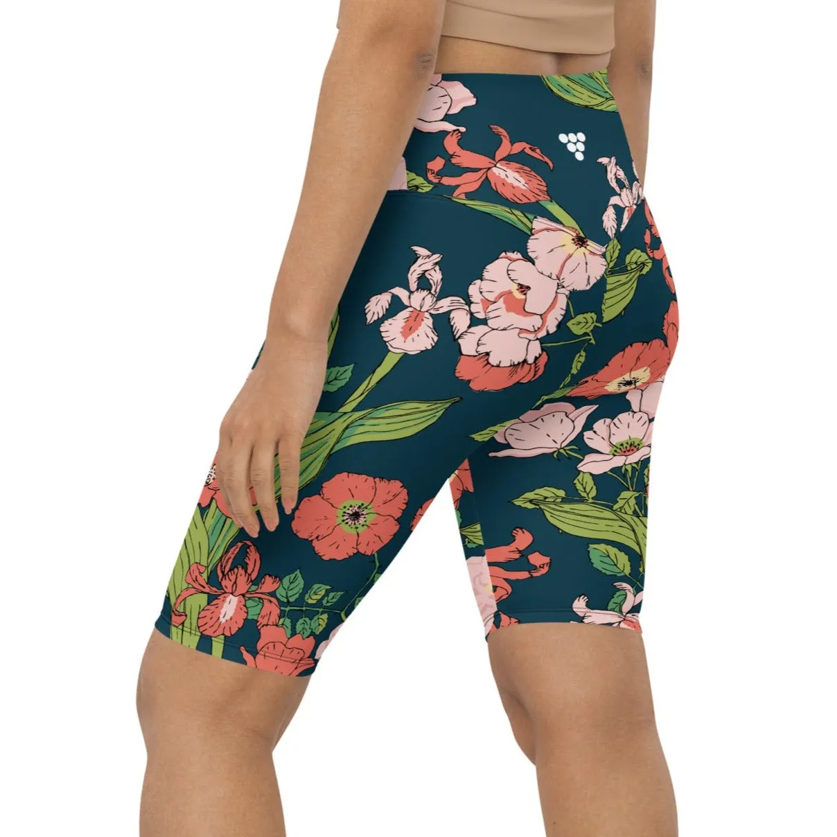 UV UPF 50  Women's Swim Jammers Long Swim Shorts Paddle board Shorts XS-3XL - Seychelles Floral