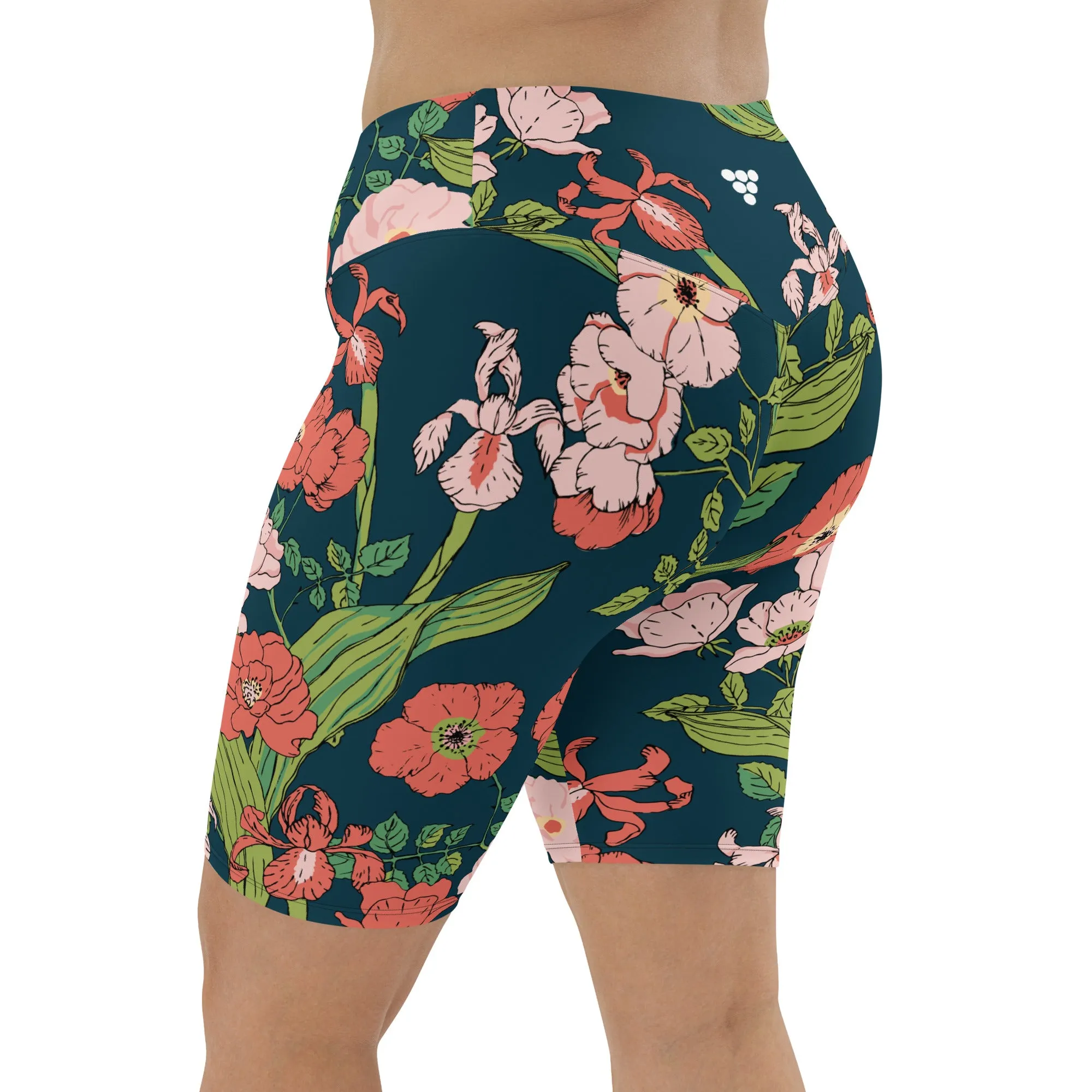 UV UPF 50  Women's Swim Jammers Long Swim Shorts Paddle board Shorts XS-3XL - Seychelles Floral