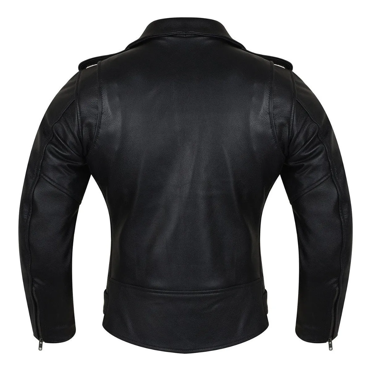 Vance Leather Ladies Premium Goatskin Classic Motorcycle Leather Jacket